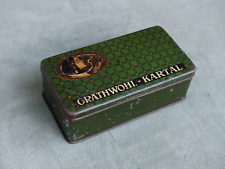 alte Blechdose 100 Cigaretten KARTAL Grathwohl München