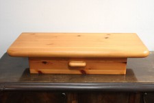 Hängeboard Echtholz / Massivholz mit Schubkasten Nachttisch Flur