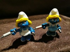 2.0139, Krankenschwester, Schlümpfe,Schleich,1981, Schlumpf, Schlumpfine 