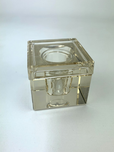 Tintenfass glas mit deckel - glas,