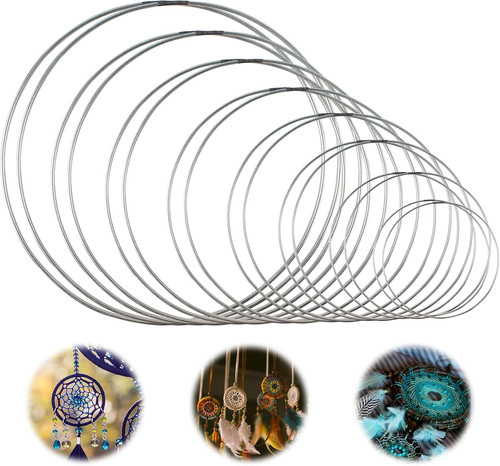 Metallringe basteln set - set, 16