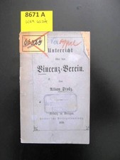 Unterricht über den Vincenz-Verein. Stolz, Alban.: