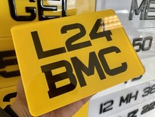 Metro Schrift Nummernschild 1x