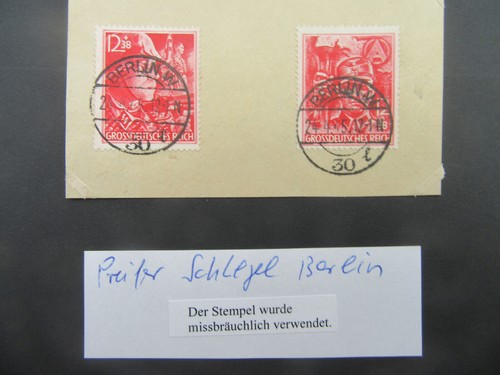 Briefmarken briefstück mi - briefmarken,