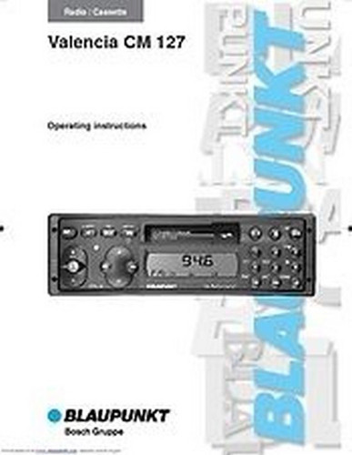 Blaupunkt bedienungsanleitung - blaupunkt,