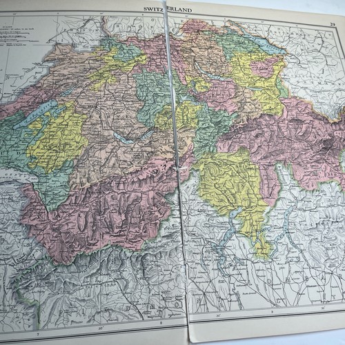 1943 karte der - 1943:, schweiz
