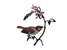 Goebel Figur Porzellan Vogel Sperling 15 cm 1. Wahl - Top Zustand