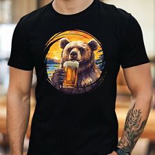 Herren T-Shirt  Bär mit Bier
