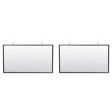 2X Tragbare Projektionswand