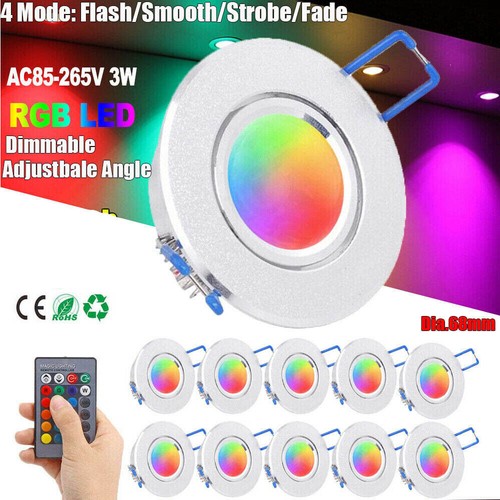Stück dimmbar einbau rgb - 1-10,