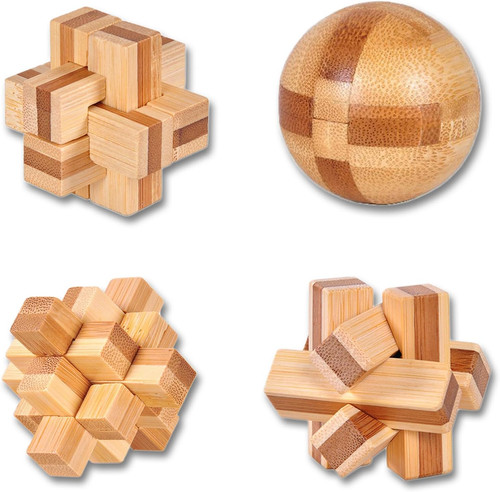 Stück knobelspiele holz - knobelspiele, set