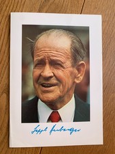 Sepp Herberger , Sonderbriefmarke - Sonderblatt , zum 80. Geburtstag
