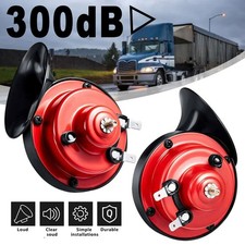 2Stück Fanfare Lufthorn 300db Air Horn Bull Horn Superlaut Signalhorn Truck Hupe