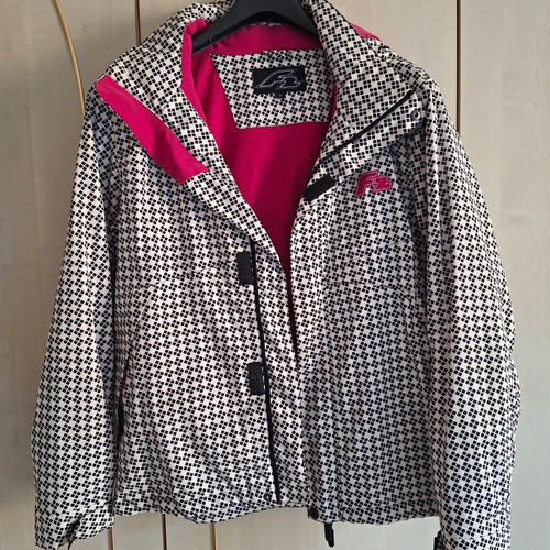 Damen skijacke mit kapuze - f2,