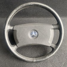 Mercedes W126 W124 W201  Lederlenkrad Schwarz 40cm 1264640017