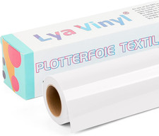 Weißer Textilplotterfolie