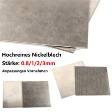 Nickel Blech Nickelblech Dicke