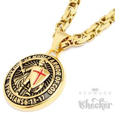 Kreuzritter-Amulett Bibelvers