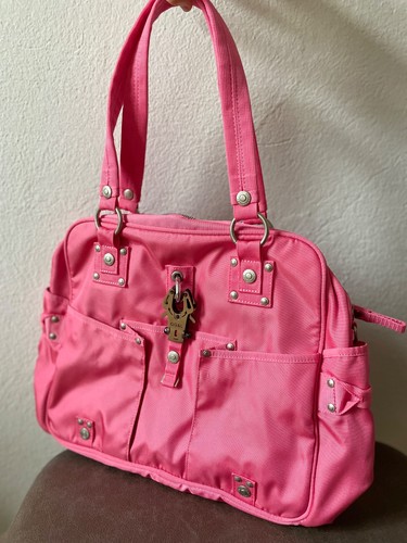 Pink ggl handbag george gina - ggl,