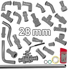 28mm Pressfitting Edelstahl
