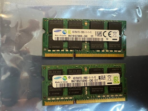 Laptop ram samsung - 12,