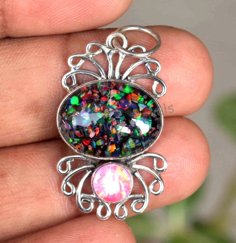 20ct schwarz feuer opal - feuer,