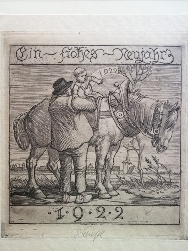 Original radierung von 1921 - von,