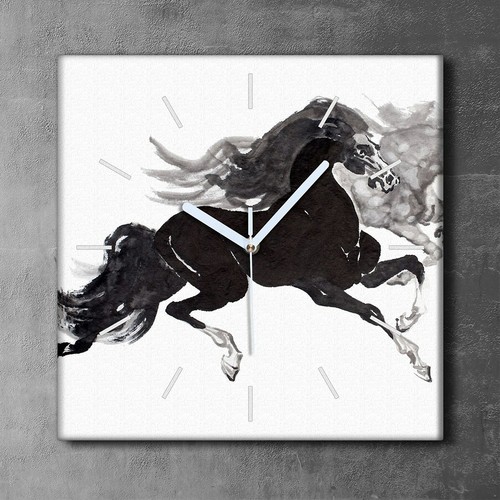 Wanduhr uhr wandbild leinwand - wanduhr,