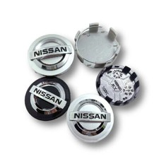 Für Nissan 4x 54mm 60mm Nabenrad Hubkappen Zubehör Center Caps Nabendeckel NEU