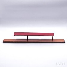 H0 Modellbau Unterstand aus Holz (Fertigmodell) 56x5x8,5cm