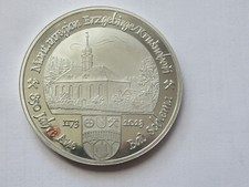 Zinnmedaille Freiberger Münzfreunde 2023 Montanregion Erzgebirge Aue-Bad Schlema