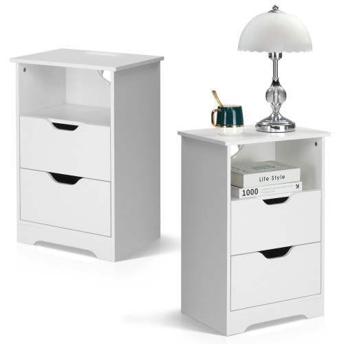 2er set nachtschrank - set,