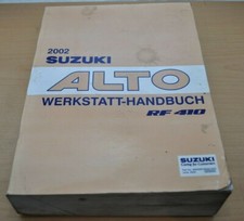 SUZUKI Alto RF410 Getriebe Kupplung Elektri Motor Bremsen 2002 Werkstatthandbuch
