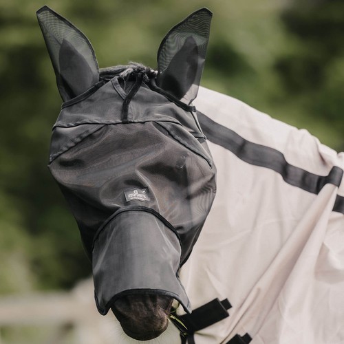 Fliegenmaske classic mit ohren - fliegenmaske,