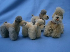 ****************   Konvolut Steiff Hunde, 4 x Pudel "Snobby"   ****************