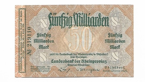 Milliarden notgeld - 50,