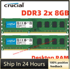 CRUCIAL DDR3 1600MHz 2x 8GB