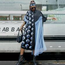 Damen schwarz blau Arty Design