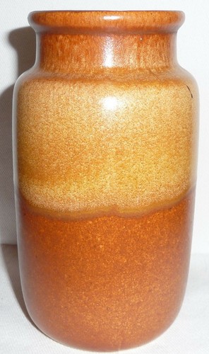 Vase hellbraun dunkelbraune - vase,