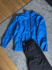 Luxus Pur !  NIKE Golf Regenanzug Gr. XL  Blau Schwarz  Stormfit NP war 299 Euro