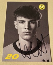 Borussia Dortmund BVB Autogrammkarte Julian Hettwer Handsigniert