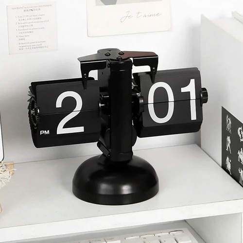 Digital flip down - down, clock