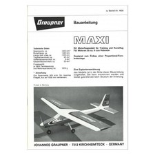 Bauplan Maxi Modellbauplan