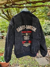 Wildlederjacke M/W Harley Davidson Motorrad Kiker Jacke Schwarz Gr. L /Größe XL