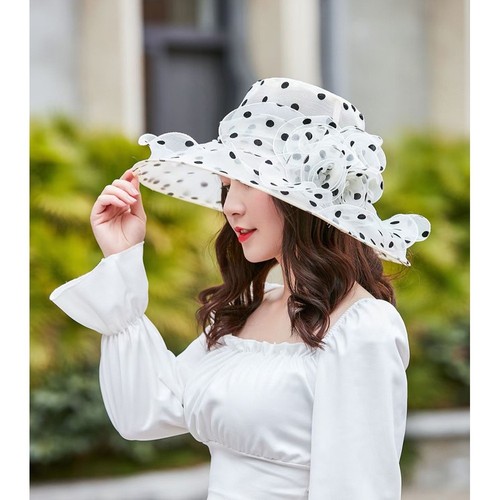 Leichter organza sonnenhut - leichter,