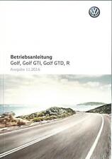 VW GOLF 7 + Golf GTI GTD R Betriebsanleitung 2016 2017 Bedienungsanleitung BA й