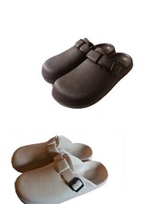 Herren Clogs sehr leicht, Badeschuhe Saunaschuhe Gartenschuhe Strand Sport 40-45