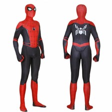Avengers Spiderman Kostüm Cosplay Miles Morales Kinder Herren Halloween Set