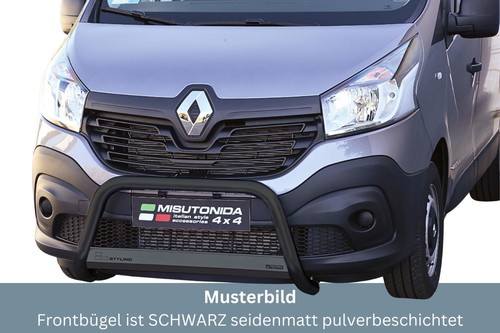 Frontbügel edelstahl schwarz - frontbügel,