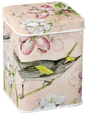 Dose Teedose 10 x 7,5 cm Vogel